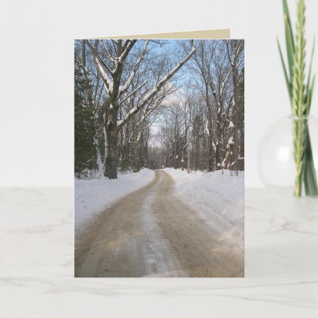 Tarjeta de felicitación de la fotografía del (Anverso)