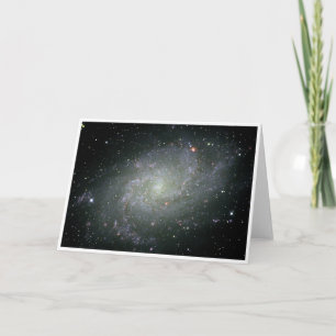 Tarjeta de felicitación de la galaxia de