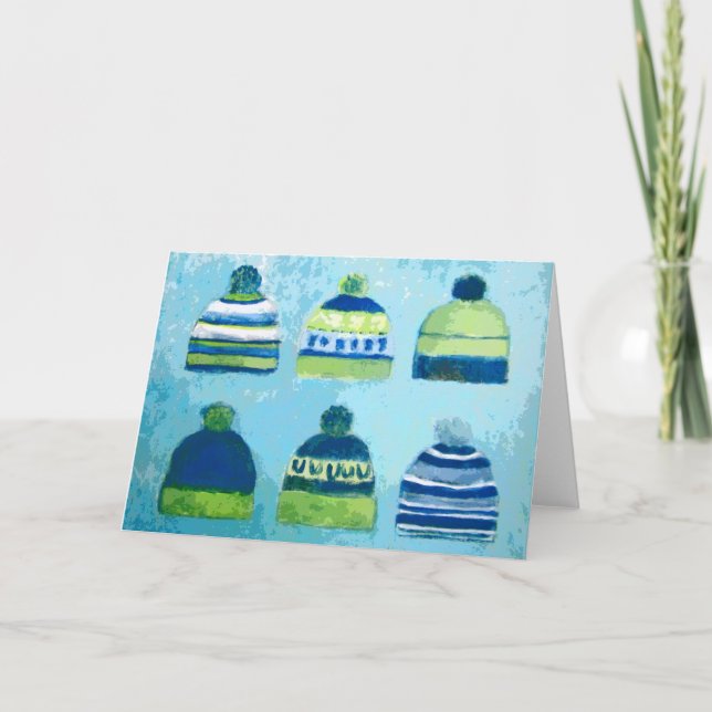 Tarjeta de felicitación de la gorra de los marchas (Anverso)