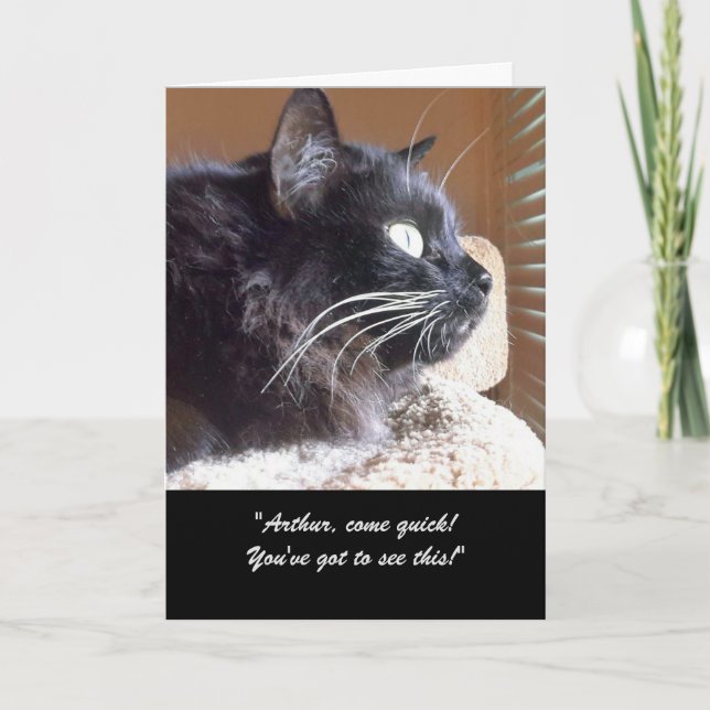 Tarjeta de felicitación de la historia de Merlin (Anverso)