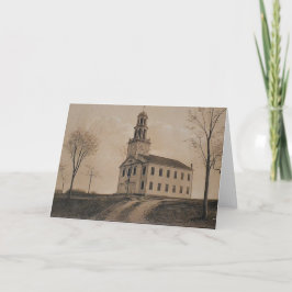 Tarjeta de felicitación de la Iglesia Congregacion