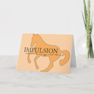 TARJETA de FELICITACIÓN de la IMPULSIÓN 5x7