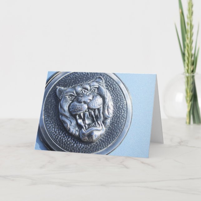 Tarjeta de felicitación de la insignia de Jaguar (Anverso)