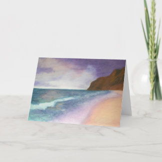 Tarjeta de felicitación de la isla hawaiana