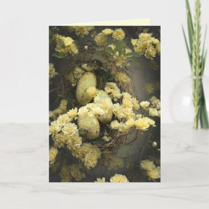 Tarjeta de felicitación de la jerarquía del pájaro