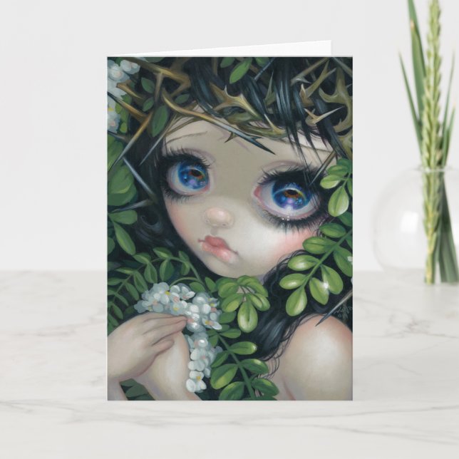 Tarjeta de felicitación de la "langosta negra" (Anverso)