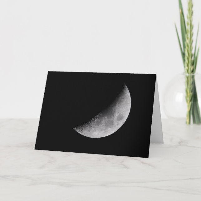 Tarjeta de felicitación de la luna (Anverso)
