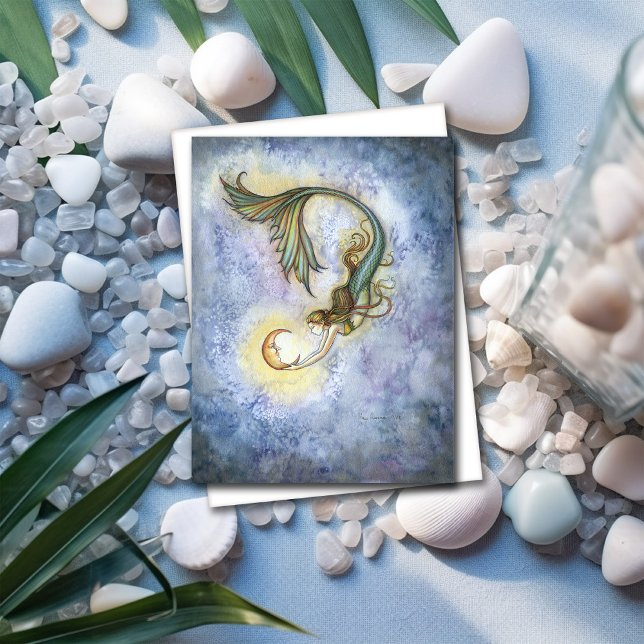 Tarjeta de felicitación de la luna de mar profundo (Subido por el creador)