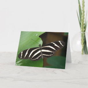 Tarjeta de felicitación de la mariposa de bonito Z