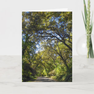 Tarjeta de felicitación de la naturaleza NorCal: T