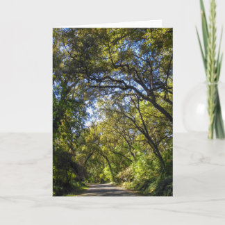 Tarjeta de felicitación de la naturaleza NorCal: T