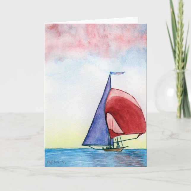 Tarjeta de felicitación de la navegación (Anverso)