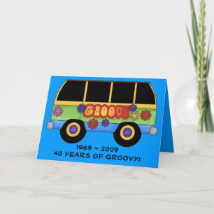 Tarjeta de felicitación de la nostalgia de los ses