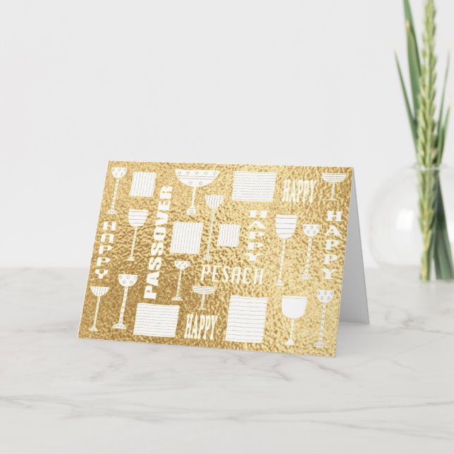 Tarjeta de felicitación de la Pascua "Feliz Pascua (Anverso)