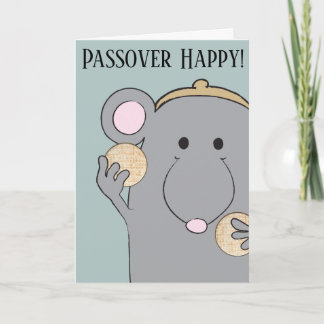 Tarjeta de felicitación de la Pascua "Matzah, Matz