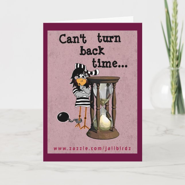 Tarjeta de felicitación de la prisión: Jailbird (Anverso)