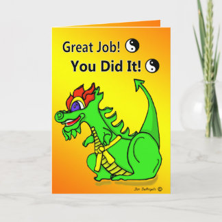 Tarjeta de felicitación de la promoción de la