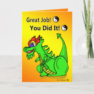 Tarjeta de felicitación de la promoción del