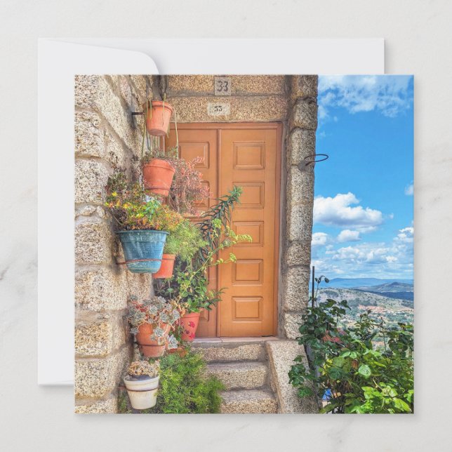 Tarjeta de felicitación de la puerta de Portugal (Anverso)