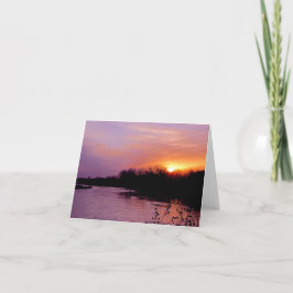 Tarjeta de felicitación de la puesta del sol #65