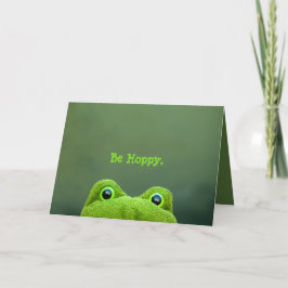 Tarjeta de felicitación de la rana el | del