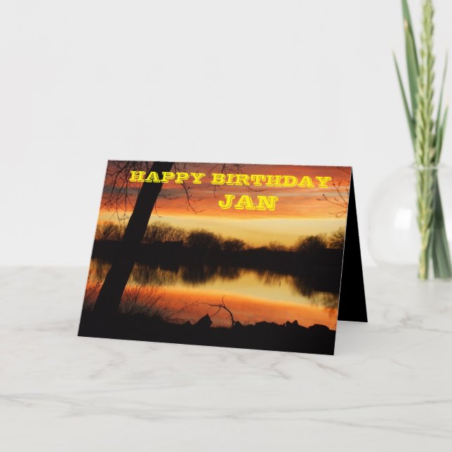 Tarjeta de felicitación de la reflexión de la part (Anverso)