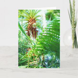 Tarjeta de felicitación de la selva