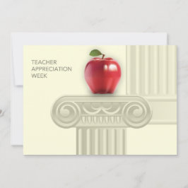 Tarjeta de felicitación de la Semana de Apreciació