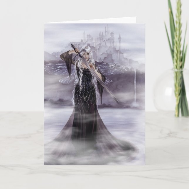 Tarjeta de felicitación de la Señora de Avalon (Anverso)