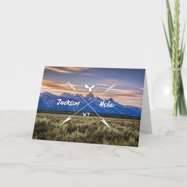 Tarjeta de felicitación de la serie 02 de Jackson (Anverso)
