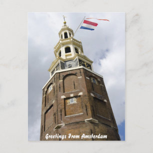 Tarjeta de felicitación de la Torre de Amsterdam