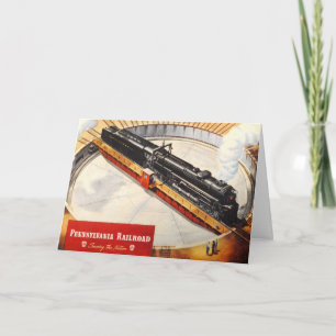 Tarjeta de felicitación de la Turbina de Vapor del