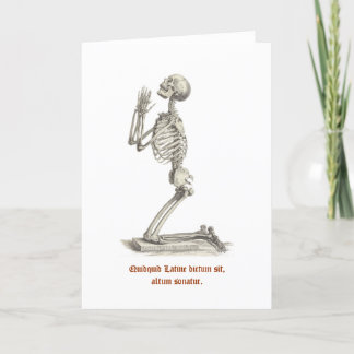 Tarjeta de felicitación de la verdad latina