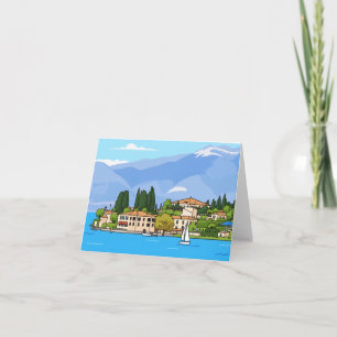 Tarjeta de felicitación de la vista de San Vigilio