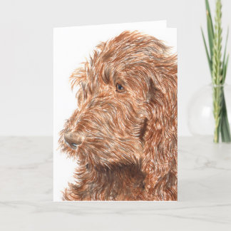Tarjeta de felicitación de Labradoodle #2 del