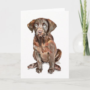 Tarjeta de Felicitación de Labrador Retriever