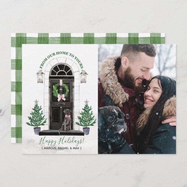 Tarjeta de Felicitación de Labrador Retriever Lab  (Anverso / Reverso)