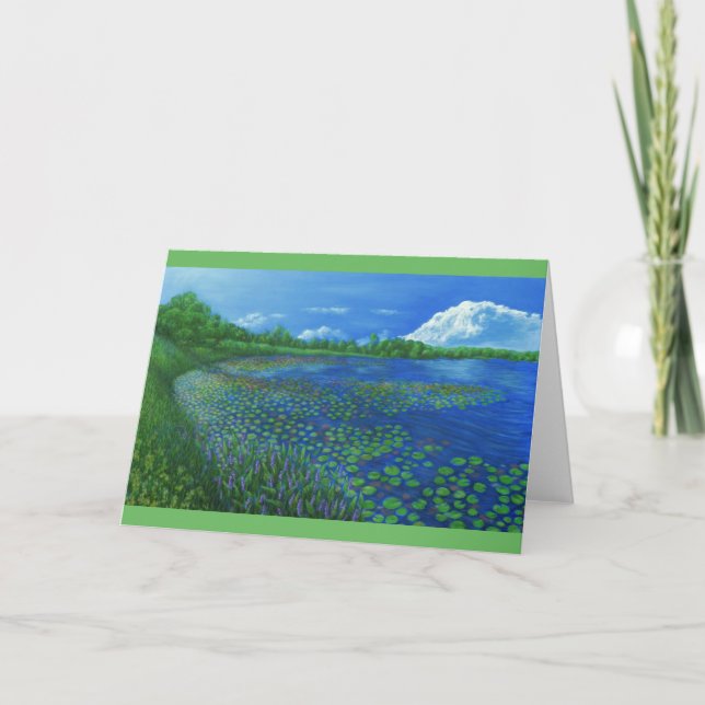 Tarjeta de felicitación de Lake Artemesia (Anverso)