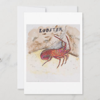 Tarjeta de Felicitación de Langosta