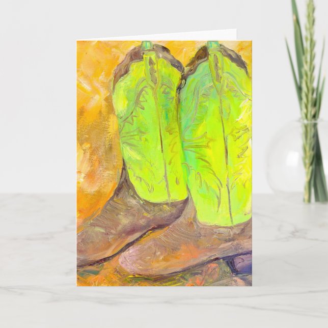 Tarjeta de felicitación de las BOTAS (Anverso)