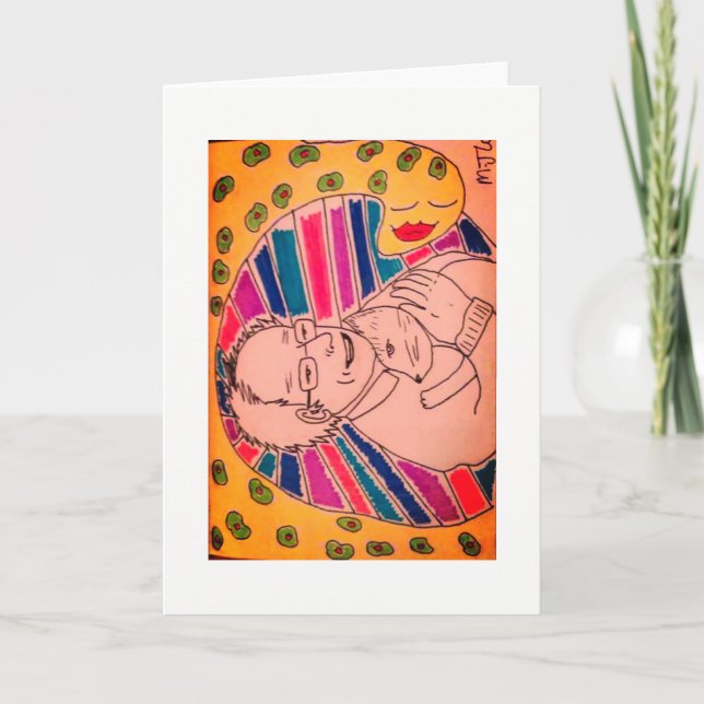 Tarjeta de felicitación de las chorreadoras de (Anverso)