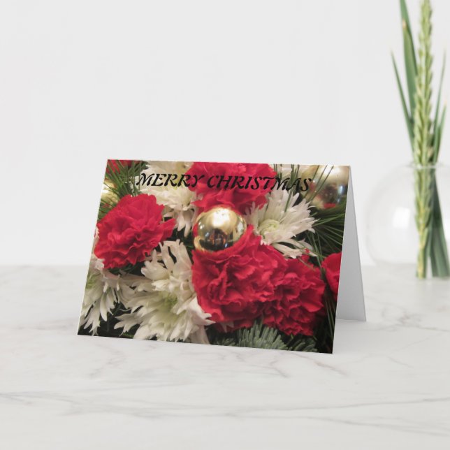Tarjeta de felicitación de las Felices Navidad (Anverso)