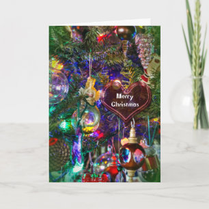 Tarjeta de felicitación de las Felices Navidad -