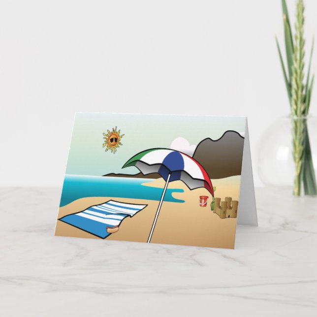 Tarjeta de felicitación de las vacaciones de la (Anverso)