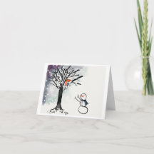 Tarjeta de felicitación de las vacaciones del