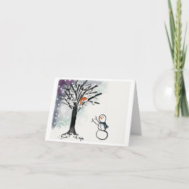 Tarjeta de felicitación de las vacaciones del