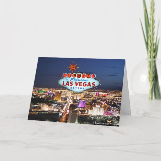 Tarjeta de felicitación de Las Vegas (Anverso)