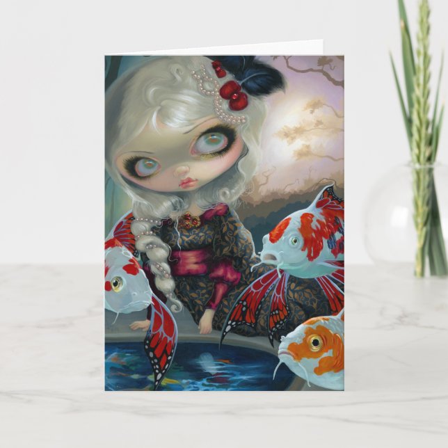 Tarjeta de felicitación de "Le Bassin des Carpes" (Anverso)