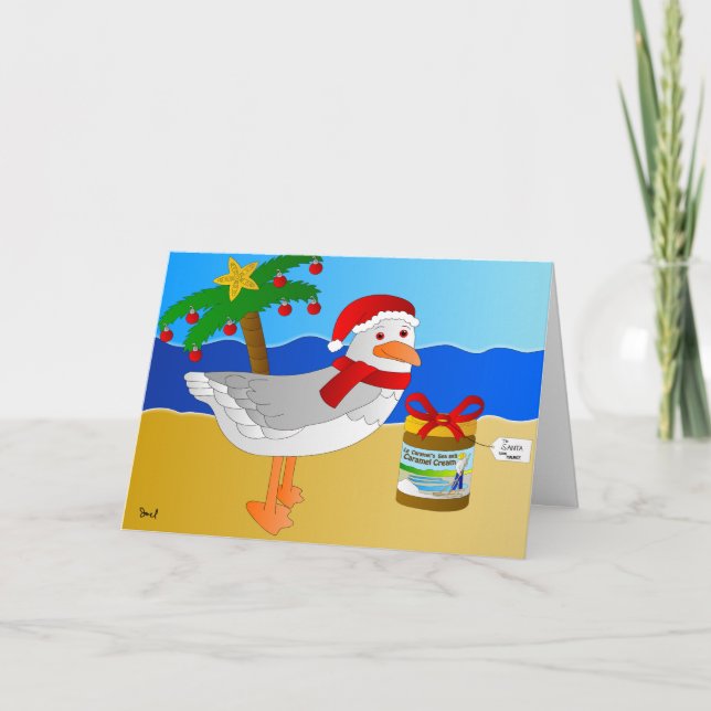 Tarjeta de felicitación de Le Caramel Holiday de (Anverso)