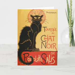 Tarjeta de felicitación de Le Chat Noir